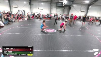 120 lbs Round 3 - Izzy West, Five Star Wrestling Club vs Claire Little, The Storm Wrestling Center