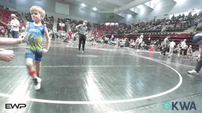 40 lbs Consi Of 4 - Liam Orrel, Berryhill Wrestling Club vs Barlow Schubert, Chandler Takedown Club