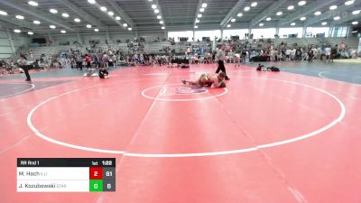 285 lbs Rr Rnd 1 - Micah Hach, Illinois Menace vs Joseph Kozubowski, Star Wrestling