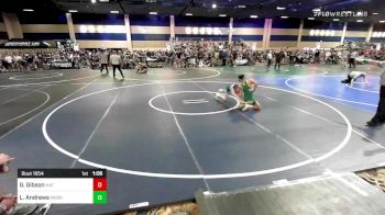 120 lbs Round Of 32 - Gordon Gibson, Mat Demon WC vs Logan Andrews, Moorpark WC