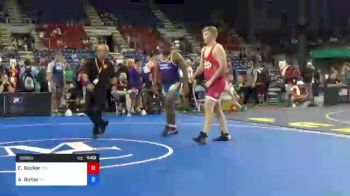 220 lbs Round Of 32 - Evan Becker, Minnesota vs Albert Butler, Georgia