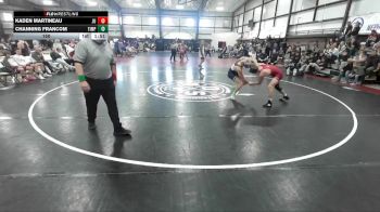 150 lbs Round 1 (8 Team) - Kaden Martineau, Juab vs Channing Francom, Timpanogos
