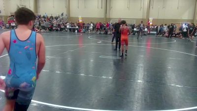 126 lbs Quarterfinal - Deaven Montanez, Youth Impact Center Wrestling Club vs Landon Quiroga, Brevard FCA