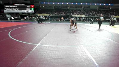 131 lbs Consi Of 8 #2 - Bella Ramos, Ottawa University - Arizona vs Keagan Alatiw, Connecticut