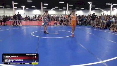 136 lbs Round 1 (16 Team) - Chase Krantz, Illinois vs Brayden Stockton, Arkansas