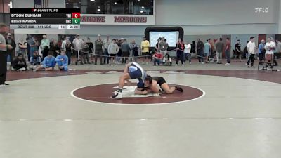141 lbs Round Of 16 - Dyson Dunham, Virginia Military Institute vs Elias Navida, North Carolina