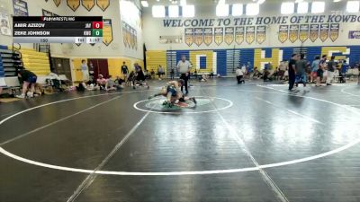 150 lbs Round 3 (8 Team) - Zeke Johnson, Kongkrete WC vs Amir Azizov, Jayhawk WC