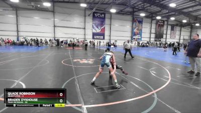 92 lbs Rd# 5- 3:45pm Friday Final Pool - Braden Dykhouse, Team Michigan vs Quade Robinson, SELECT Utah