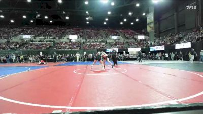 130 lbs Champ. Round 2 - Adalie Hazlett, Butte Wrestling Club vs Bradlee Schulz, Summit Wrestling Club