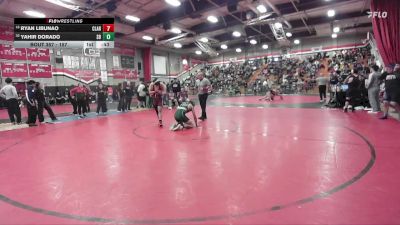 157 lbs Cons. Round 2 - Ryan Libunao, Claremont vs Yahir Dorado, Santa Barbara