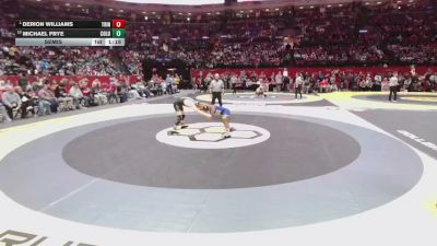 120 lbs Semis - Derion Williams, Trinity vs Michael Frye, Columbia