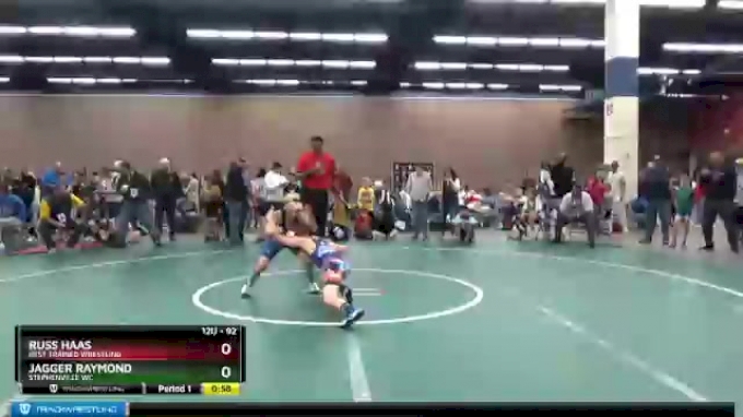 92 lbs Quarterfinal - Russ Haas, Best Trained Wrestling vs Jagger Raymond, Stephenville WC