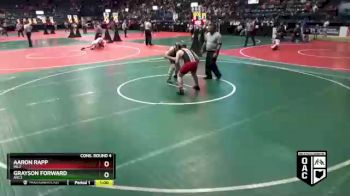 180 lbs Cons. Round 4 - Aaron Rapp, INL3 vs Grayson Forward, ARC3