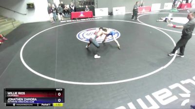 136 lbs Champ. Round 1 - Willie Rios, California vs Jonathen Zamora, Dethrone Wrestling Club