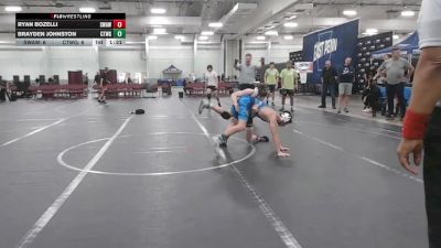 113 lbs Round 9 (10 Team) - Ryan Bozelli, Savage WA White vs Brayden Johnston, CTWHALE Green