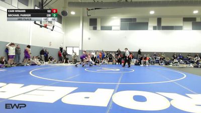 119 lbs 3rd Place - Cain Winans, Vian vs Michael Parker, Coweta