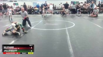 78 lbs Round 7 (8 Team) - Bo Strader, Florida Scorpions Gold vs Jace Generazio, U2 Upstate Uprising