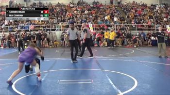 112 lbs Cons. Round 2 - Mia Conrad, Eastwood Eagles (EWO3) vs Hayden Mills, Chillicothe MS