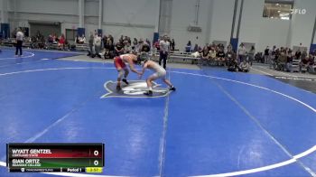 125 lbs Cons. Round 4 - Gian Ortiz, Roanoke College vs Wyatt Gentzel, Cortland State