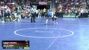 3A-138 lbs Cons. Round 2 - Carson Cornwell, Johnston vs Nolan Howell, Clear Creek-Amana