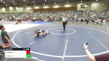 54 lbs Round Of 32 - Beau Bakkie, Yuba Sutter Combat vs Zayne Ortiz, Predators WC