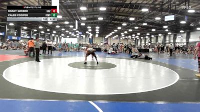 160 lbs Rr Rnd 2 - Brady Greene, Grizzly Wrestling Club vs Caleb Cooper, Fight Barn WC