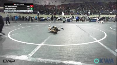 70 lbs Round Of 16 - Jaxson Goodin, Morrison Takedown Club vs Kyzer Falcon, Division Bell Wrestling