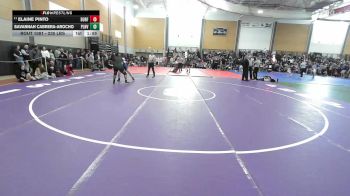 235 lbs Round Of 16 - Elaine Pinto, Durfee vs Savannah Cabrera-Arocho, Plainville