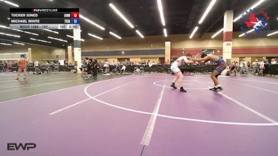 157 lbs Consi Of 16 #2 - Tucker Jones, Lubbock-Cooper High School Wrestling vs Michael White, Texas