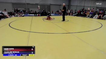 125 lbs Round 3 (4 Team) - Sadie Davis, Georgia vs Madeline Bowlin, South Carolina