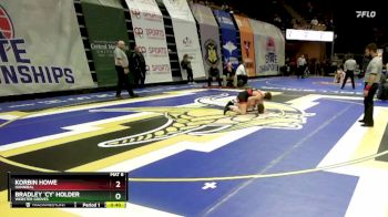 126 Class 3 lbs Cons. Round 3 - Bradley `cy` Holder, Webster Groves vs Korbin Howe, Hannibal