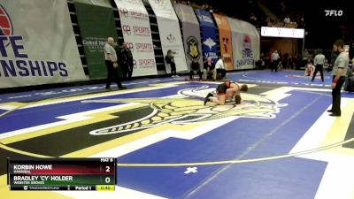 126 Class 3 lbs Cons. Round 3 - Bradley `cy` Holder, Webster Groves vs Korbin Howe, Hannibal