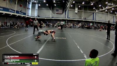 88 lbs Round 3 (10 Team) - Owen Bergman, Headhunters vs TY Silverstrim, CTWHALE