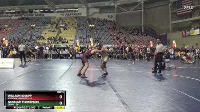 174 lbs Semis (4 Team) - William Knapp, Alvernia University vs Gunnar Thompson, Loras