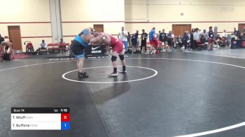 130 kg Round 1 - Travis Wiuff, Minnesota vs Tim Buffone, Pennsylvania