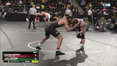 165 lbs Semifinal - Jack Thomsen, South Dakota State vs Dalton Harkins, Army West Point