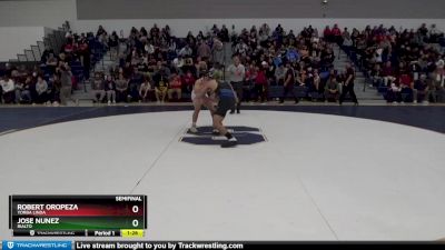 175 lbs Semifinal - Robert Oropeza, Yorba Linda vs Jose Nunez, Rialto