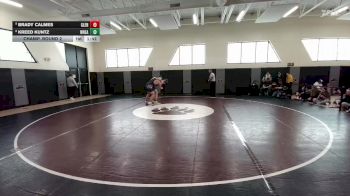 215 lbs Champ. Round 2 - Brady Calmes, Glenrock vs Kreed Kuntz, Wheatland