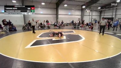 125 lbs 1st Place Match - Viviana Soto, Rawlins vs Kaydence Mckee, Gering