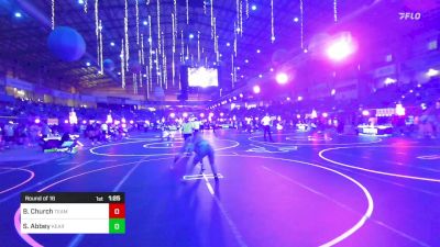 123 lbs Round Of 16 - Brooklynn Church, Team Tulsa WC vs Sloane Abbey, Kearney Matcats