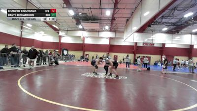 190 lbs Final - Braeden Simoneaux, New York Military Academy vs Dante Richardson, Ironfaith Wrestling