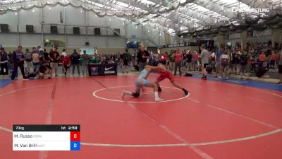 70 kg Round Of 128 - Matthew Russo, Cornell vs Mike Van Brill, NJRTC