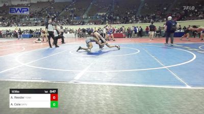 123 lbs Consi Of 32 #1 - Ashland Reeder, Tonkawa vs Alex Cole, Sapulpa