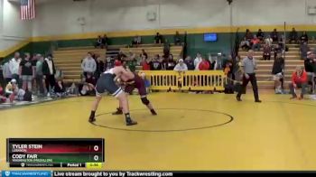 190 lbs Cons. Round 4 - Tyler Stein, LEBANON vs Cody Fair, Washington (Massillon)