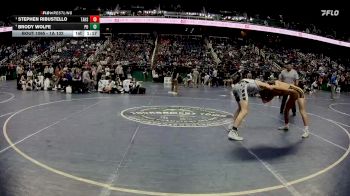 1A 132 lbs Semifinal - Stephen Ribustello, Tarboro High School vs Brody Wolfe, Polk County High School