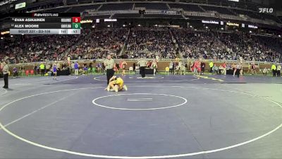 D3-106 lbs Cons. Round 2 - Alex Moore, Grayling HS vs Evan Asikainen, Negaunee HS