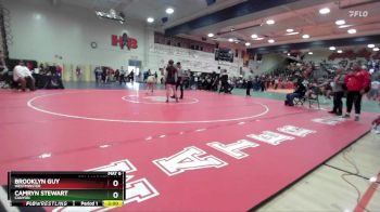 120 lbs Champ. Round 2 - Camryn Stewart, Canyon vs Brooklyn Guy, Westminster