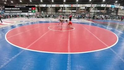 148 lbs Champ. Round 1 - Tessa Farnsworth, Moorcroft Mat Masters vs Emalee Douglas, Central Florida Wrestling