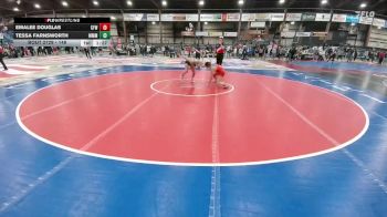 148 lbs Champ. Round 1 - Tessa Farnsworth, Moorcroft Mat Masters vs Emalee Douglas, Central Florida Wrestling