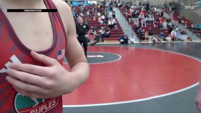 100 lbs Cons. Semi - Logan Dumas, Suples Wrestling Club vs Braxton Bean, East Idaho Elite Wrestling Club